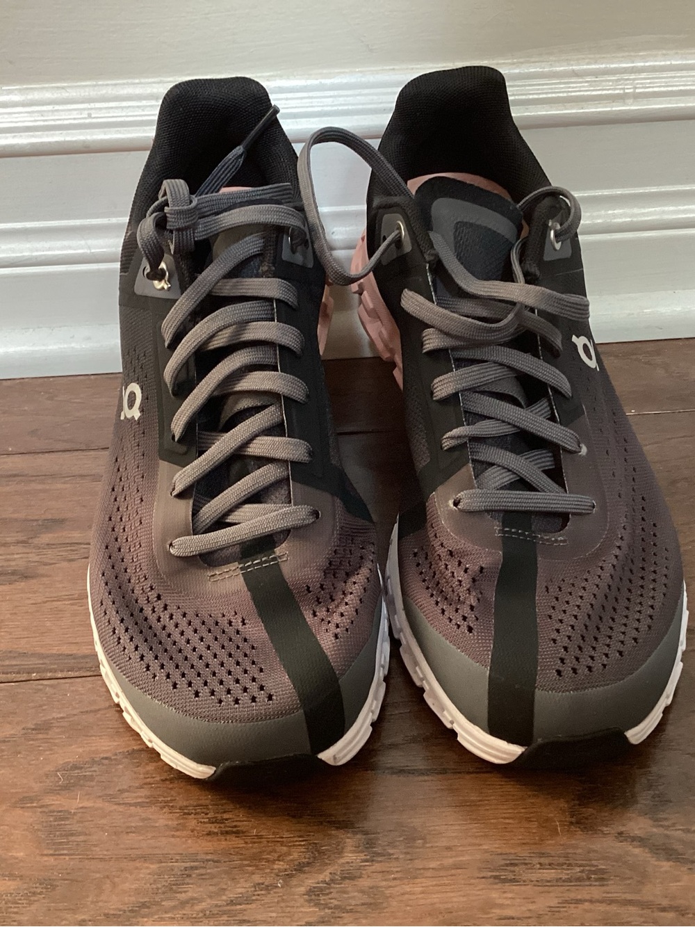 On Running Cloud X 3 Sneakers Womens 8 Black Rose Athleisure Running Shoes - Picture 2 of 9